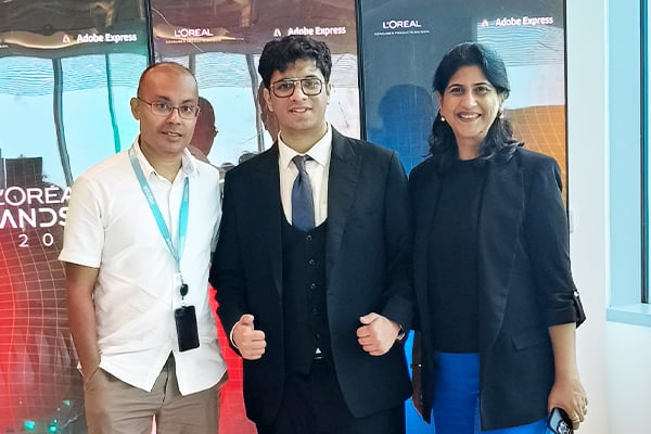 BBA Student Raj Lakhi at L’Oréal Brandstorm 2025 - INSIDE IMAGE 3