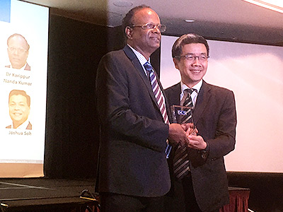 Karippur Nanda Kumar Conferred Fellowship by the Singapore Computer Society Karippur Nanda Kumar Conferred Fellowship by the Singapore Computer Society
