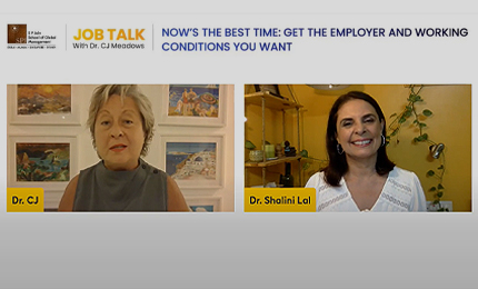 Job Talk with Dr CJ Meadows & Dr Shalini Lal: Get the employer and working conditions you want