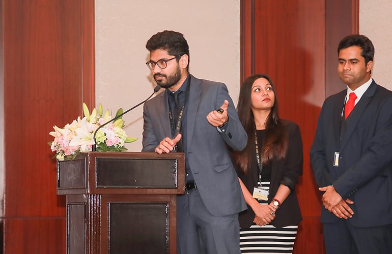 Students present industry projects at Corporate Partner Meet 2019