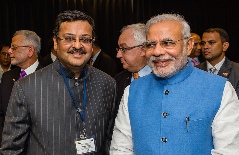 SP JAIN PRESIDENT AMONG TOP LEADERS TO ACCOMPANY THE INDIAN PM TO AUSTRALIA