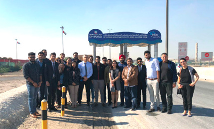 MGB students visit Jebel Ali Port, the world's largest man-made harbour