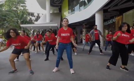 Flash Mob at FAME Bugis+, Singapore