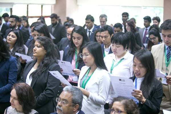 SP Jain’s Singapore campus, the orientation